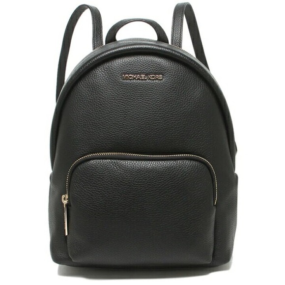 NWT ⭐️ MICHAEL KORS ⭐️ Medium Leather Backpack in Black - Picture 1 of 16